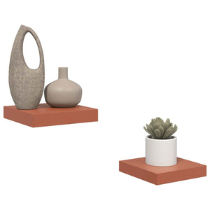 Wandregal Rot 2er Set
