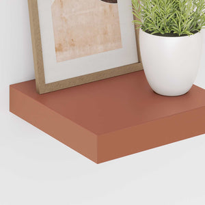 Wandregal Rot 4er Set 23x23,5 cm