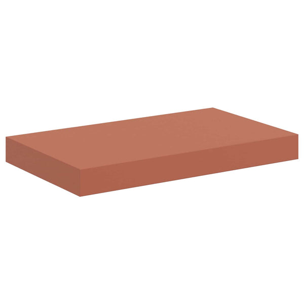 vidaXL Étagère murale 2 pcs Rouge 40 x 23,5 x 4 cm Bois d'ingénierie