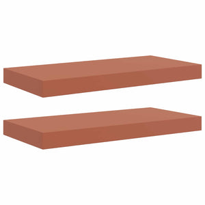 Wandregal Rot 2er Set 50x23 cm