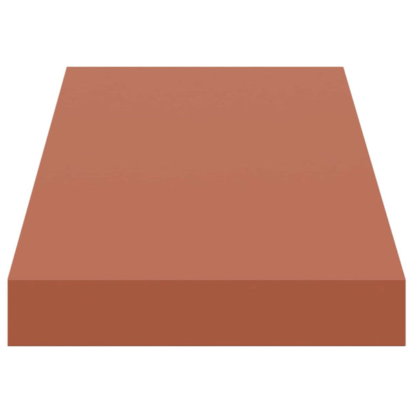 Wandregal Rot, 2er Set, 60 cm