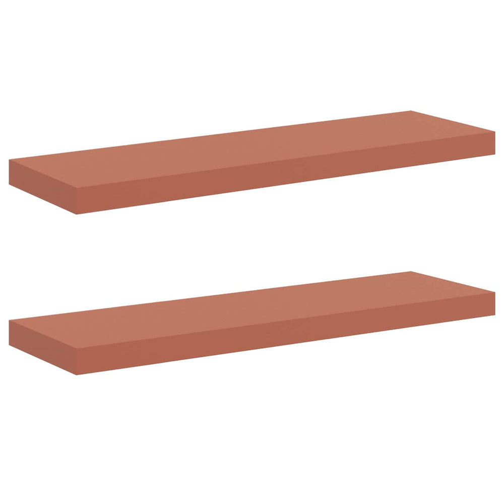 Wandregal Rot 80 cm 2er Set