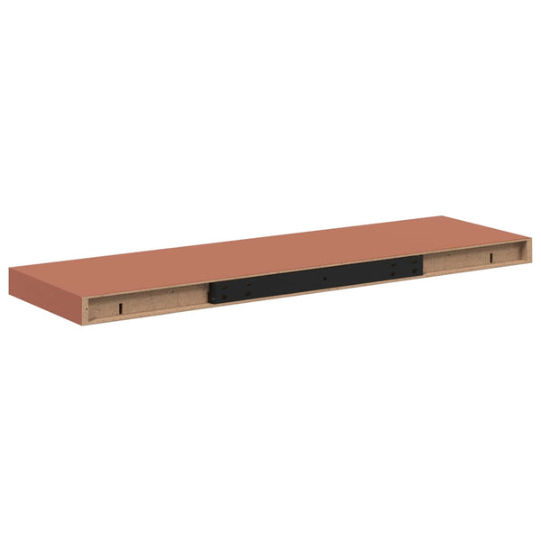 Wandregal Rot 80 cm 2er Set