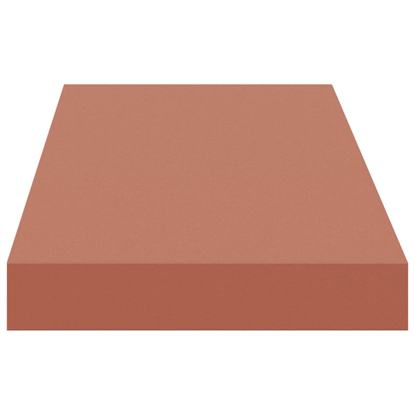 vidaXL Étagère murale murale 2 pcs Rouge 90 x 23,5 x 4 cm Bois d'ingénierie
