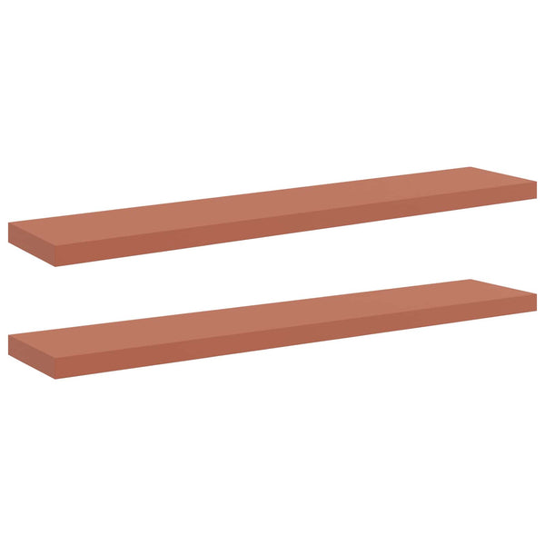Wandregal Rot 120 cm 2er Set