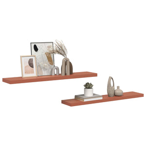 Wandregal Rot 120 cm 2er Set