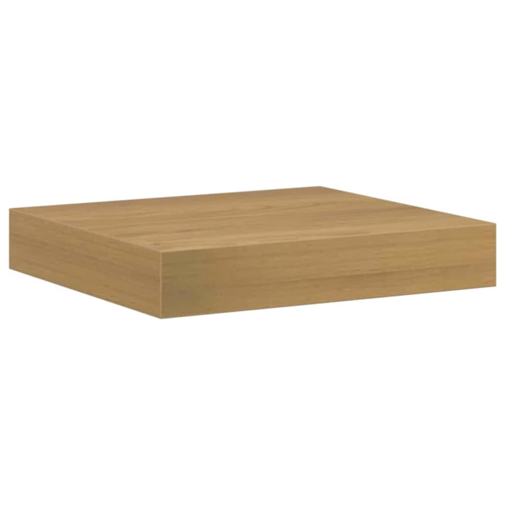 vidaXL Étagère murale à fixation murale marron 23 x 23,5 x 4 cm Bois d'ingénierie
