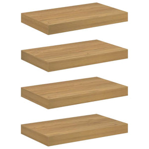 Wandregal Braun 4er Set 40x23,5 cm