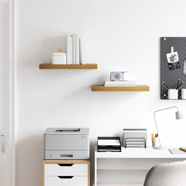 Wandregal Braun 2er Set 50x23x4 cm