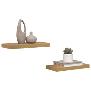 Wandregal Braun 2er Set 50x23x4 cm