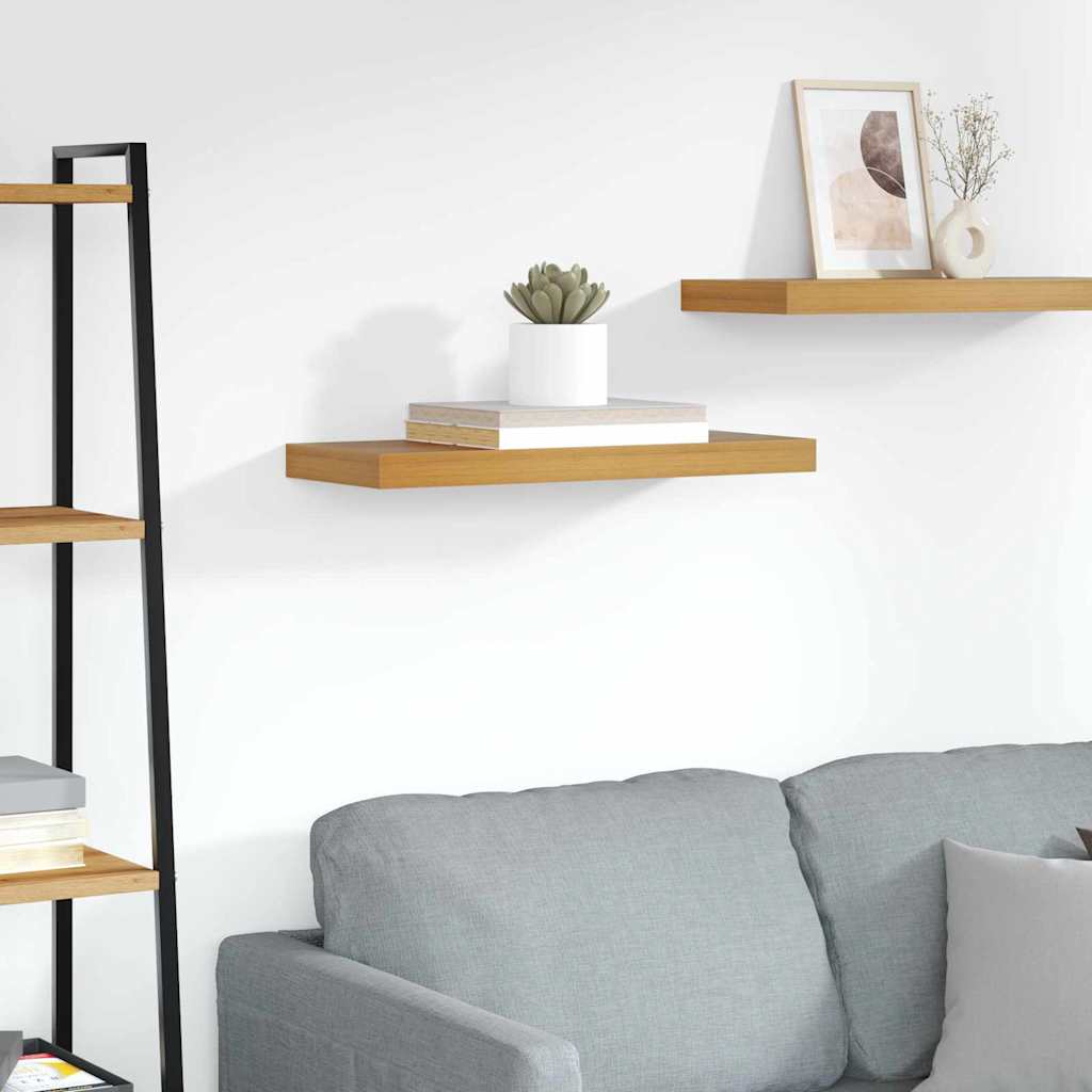 vidaXL Étagère murale à suspendre marron 60 x 23 x 4 cm Bois d'ingénierie