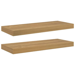 Wandregal Braun 60x23 cm 2er Set