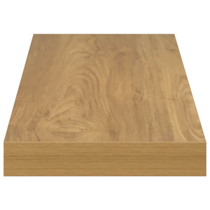 Wandregal Braun 60x23 cm 2er Set