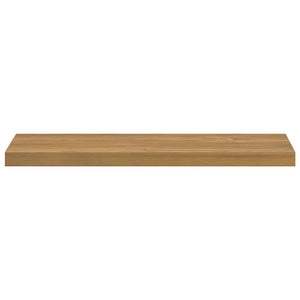 vidaXL Étagère murale 2 pcs marron 80 x 23,5 x 4 cm bois d'ingénierie