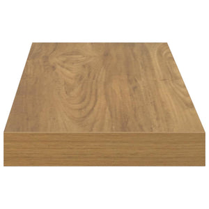 Wandregal Braun 90 cm, 2er Set