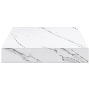 Wandregal Weiß Marmor Optik 23x23,5 cm