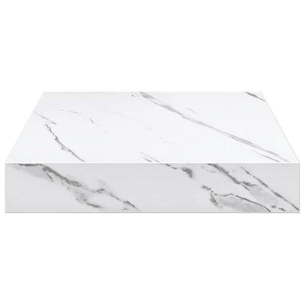 Wandregal Weiß Marmor Optik 23x23,5 cm