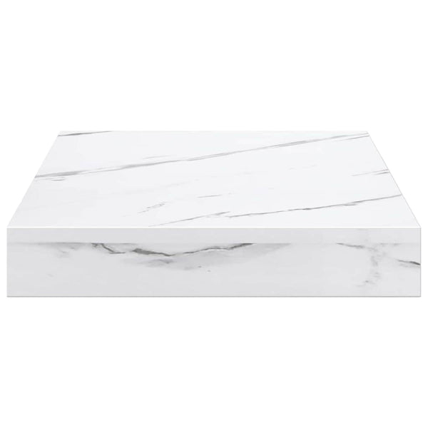 Wandregal Weiß Marmor Optik 23x23,5 cm