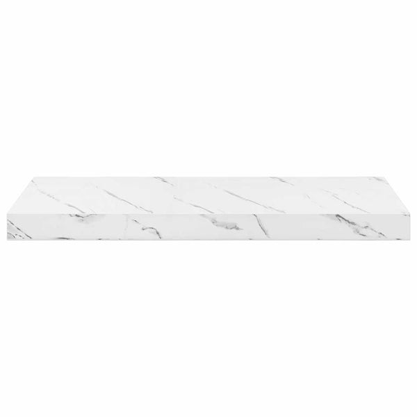 Wandregal Weiß Marmor 60 cm