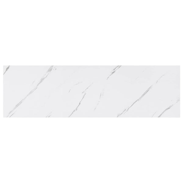 Wandregal Weiß Marmor 80 cm