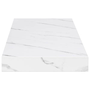 Wandregal Weiß Marmor 90cm