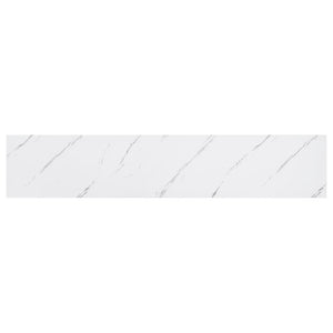 Wandregal Weiß Marmor 120cm