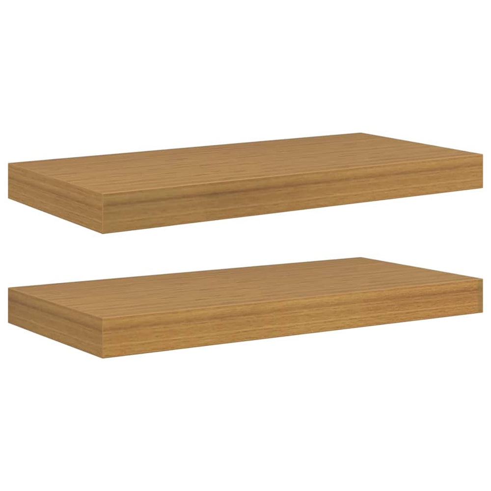 Wandregal Beige 50x23x4 cm, 2er Set