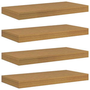Beige Wandregale, 4er Set