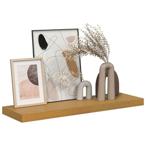 Beige Wandregal 80 cm