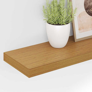 Beige Wandregal, 2er Set, 90cm