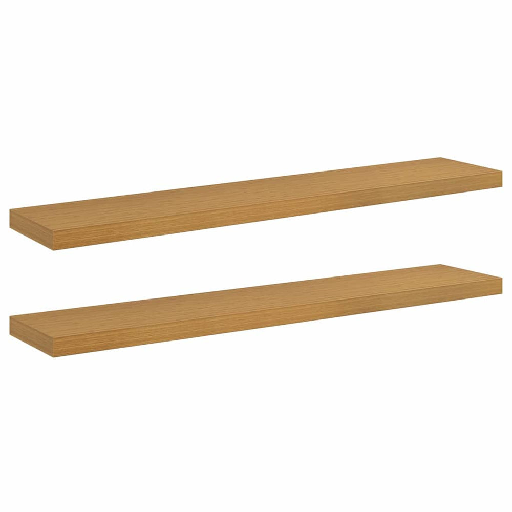 Beige Wandregal, 2er-Set, 120 cm