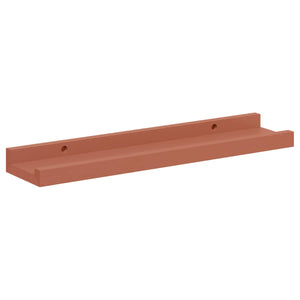 Rote Wandregale, 2er Set, 40 cm