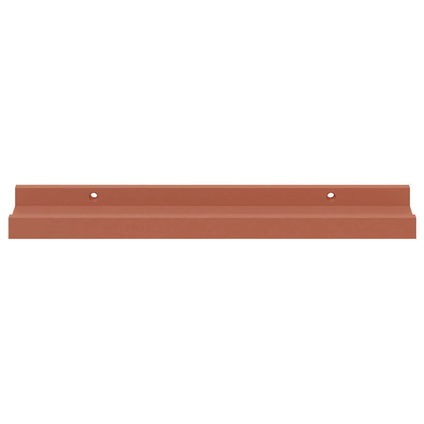 Rote Wandregale, 2er Set, 40 cm