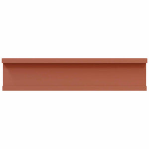 Rote Wandregale, 2er Set, 40 cm