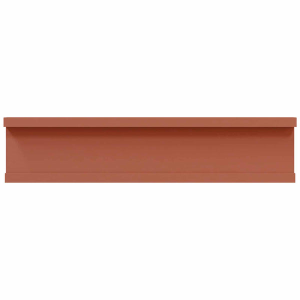 Rote Wandregale, 2er Set, 40 cm