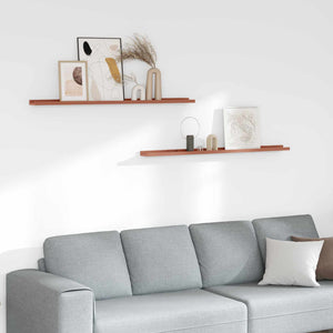 Rote Wandregale, 2er Set, 115 cm