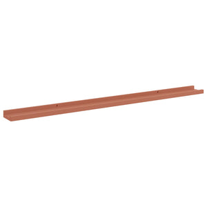 Rote Wandregale, 2er Set, 115 cm