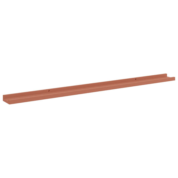 Rote Wandregale, 2er Set, 115 cm