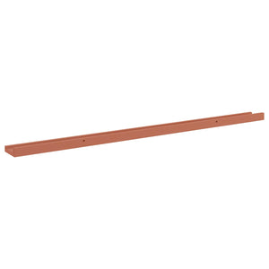Rote Wandregale, 2er Set, 115 cm