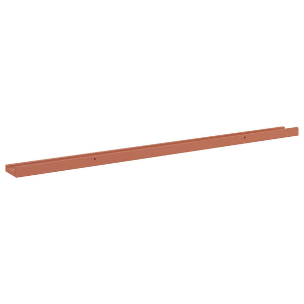 Rote Wandregale, 2er Set, 115 cm