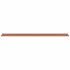 Rote Wandregale, 2er Set, 115 cm
