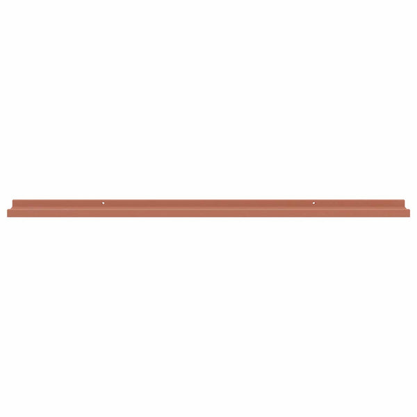 Rote Wandregale, 2er Set, 115 cm