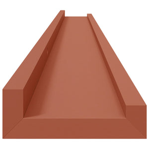 Rote Wandregale, 2er Set, 115 cm