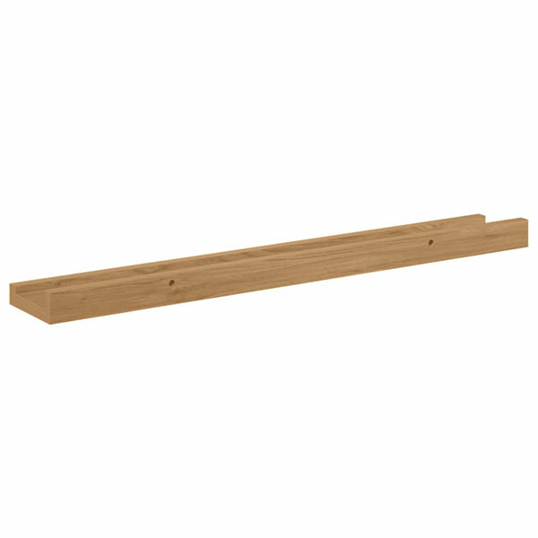 Wandregal Braun 60 cm, 2er Set
