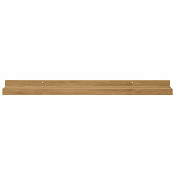 Wandregal Braun 60 cm, 2er Set