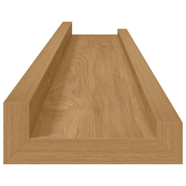 Wandregal Braun 60 cm, 2er Set