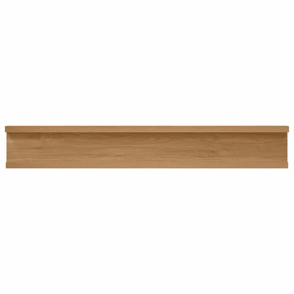 Wandregal Braun 60 cm, 2er Set