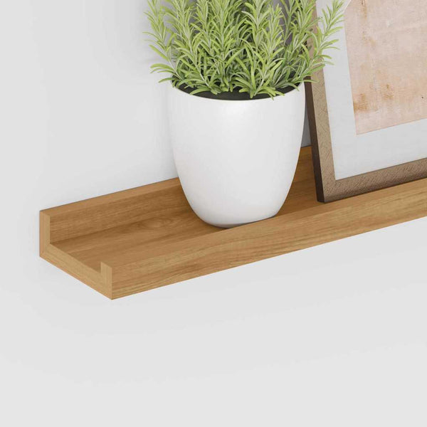 Wandregal Braun 4er Set 100cm