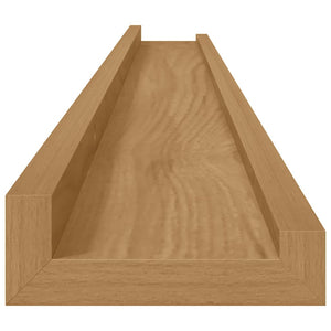 Wandregal Braun 4er Set 100cm