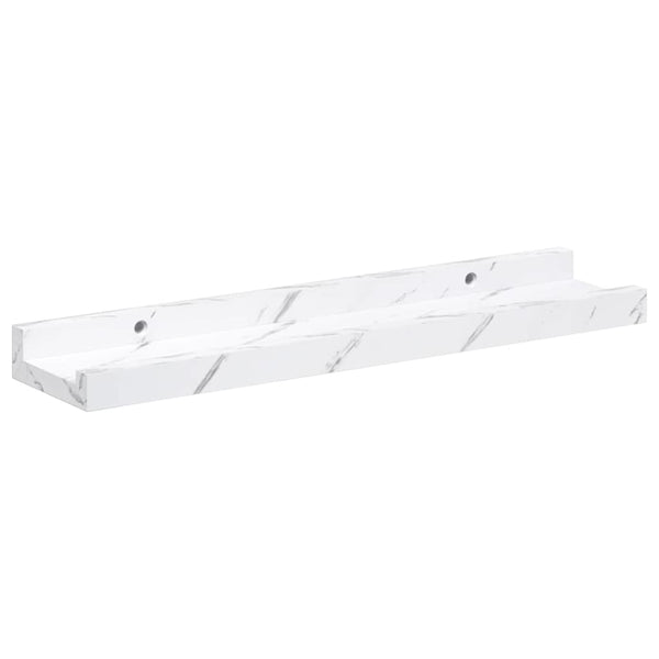 Wandregal Weiß Marmor Optik 2er Set